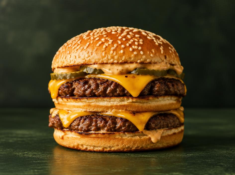 Double cheeseburger